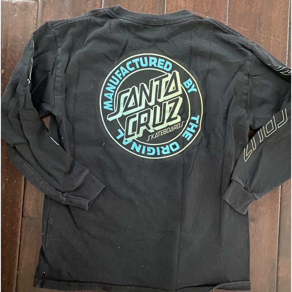 Two Kids Vans Santa Cruz Long Sleeve Shirts M - Picture 3 of 5